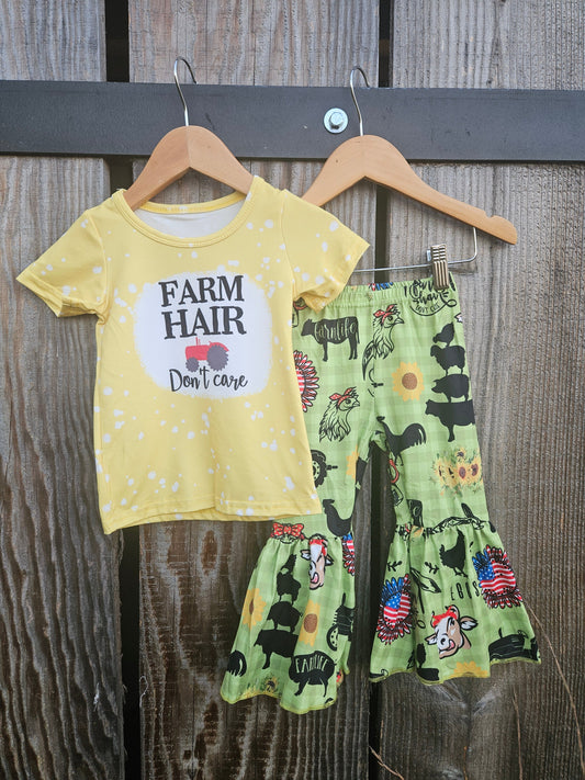 Farm Hair Bell Bottom Set