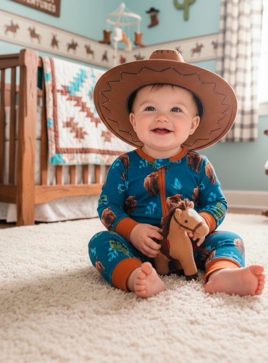 Highland Blues Romper
