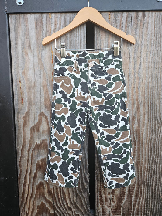 Boys Camo Denim Pant