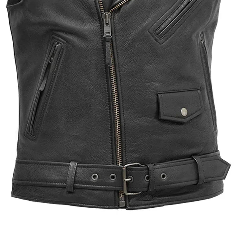 Rockin - Men's Motorcycle Leather Vest
