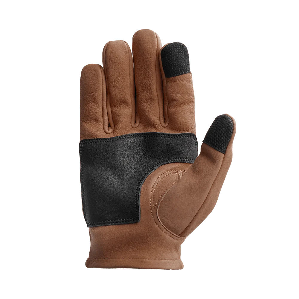 Roper DBL Palm Men's Motorcycle Leather Gloves