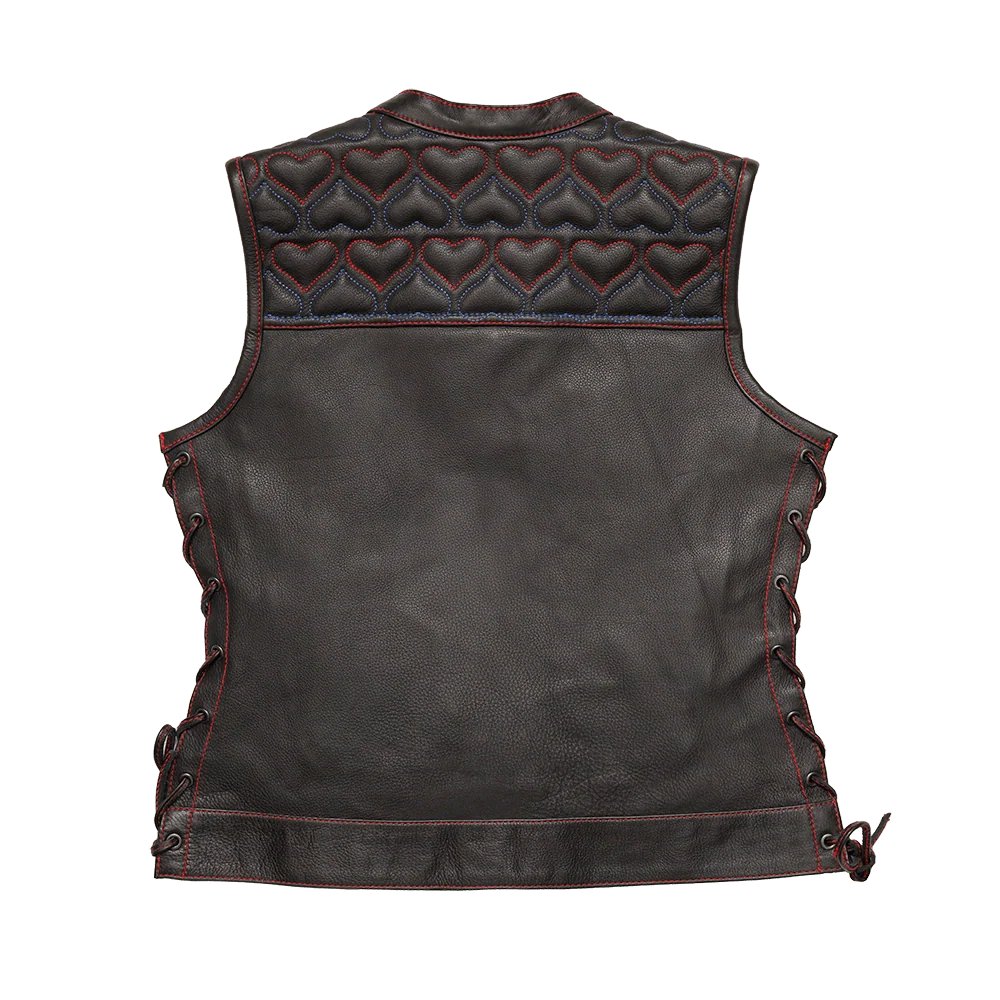 Rosie Women’s Motorcycle Leather Vest