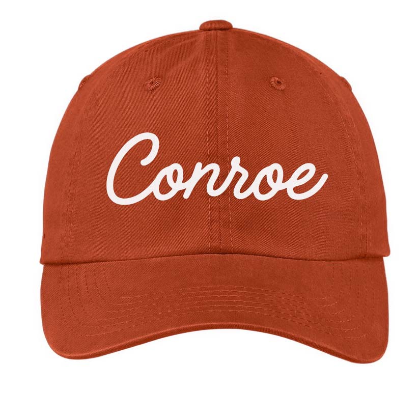 Conroe Cursive Baseball Cap