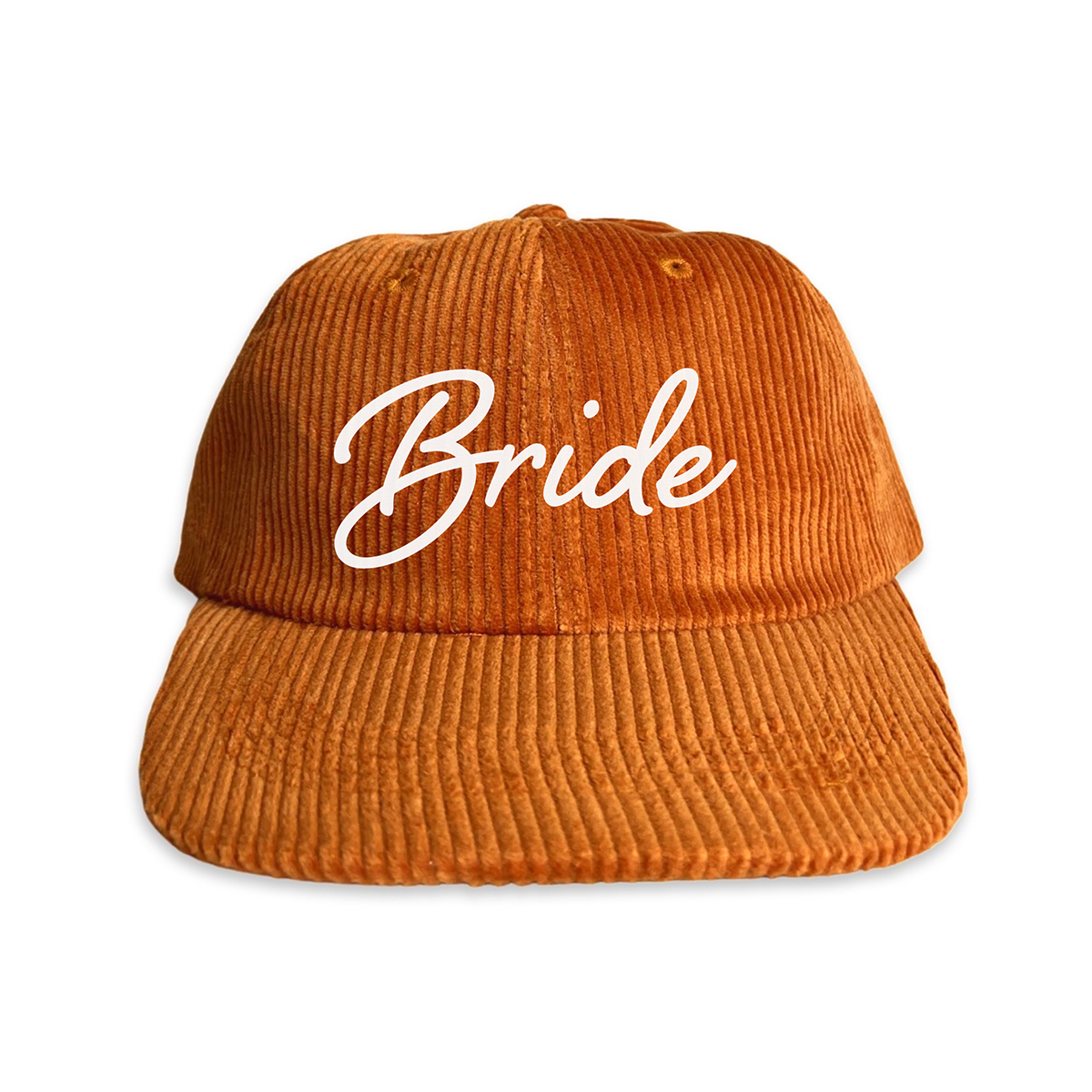 Bride Cursive Corduroy Cap