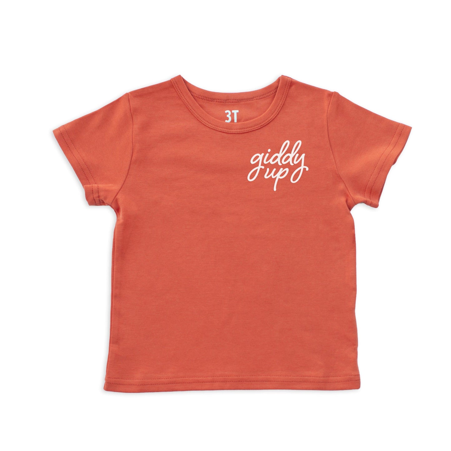 Giddy Up Stacked Kids Tee