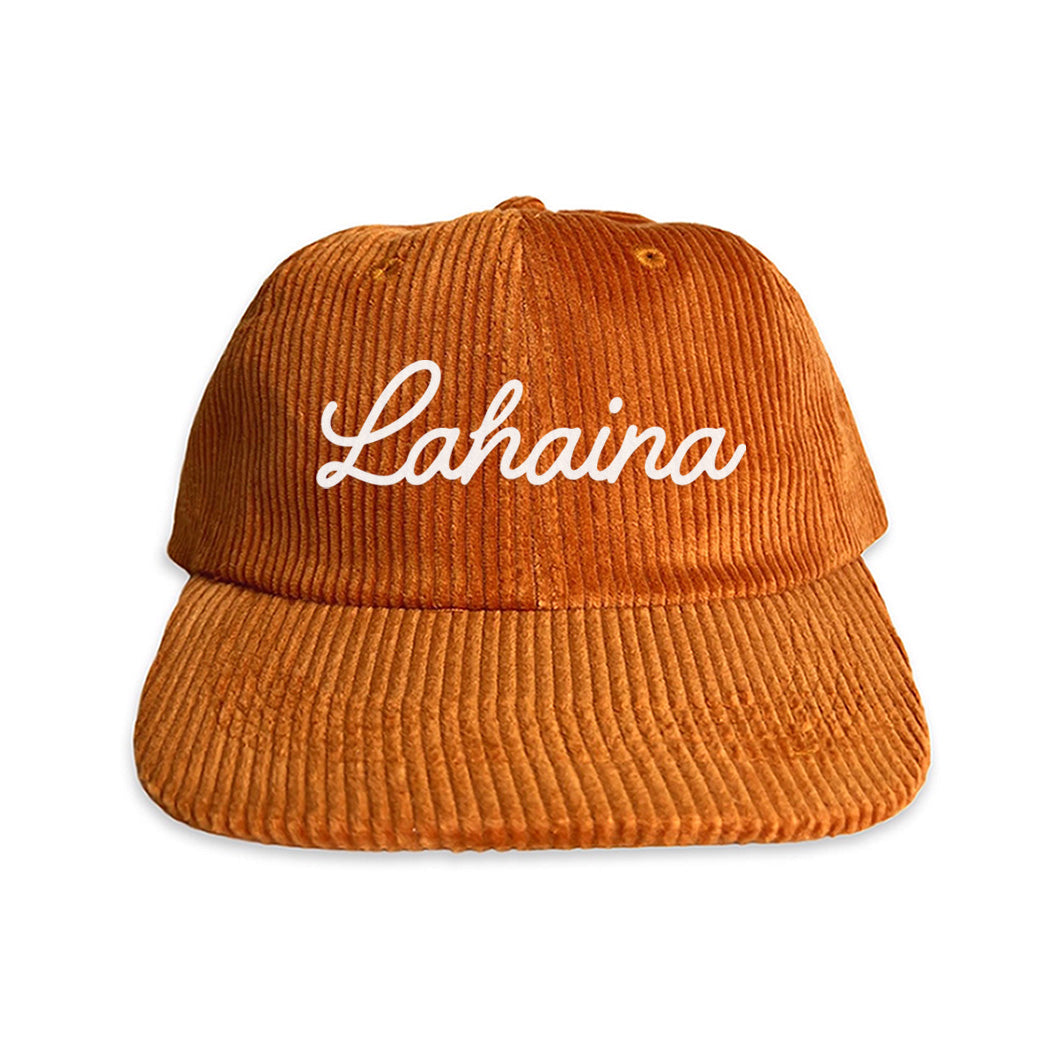 Lahaina Cursive Corduroy Cap
