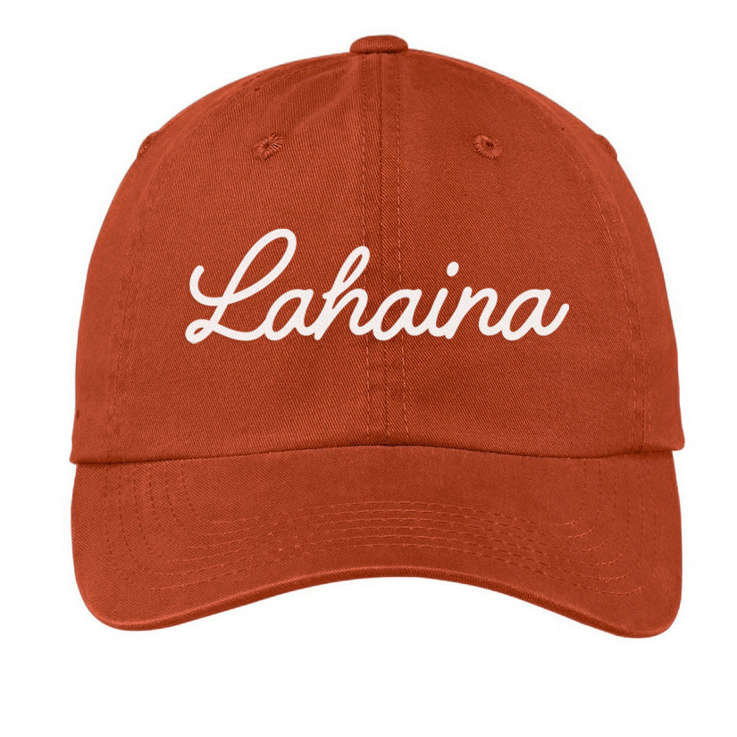 Lahaina Cursive Baseball Cap