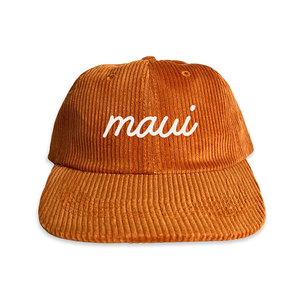 Maui Cursive Corduroy Cap