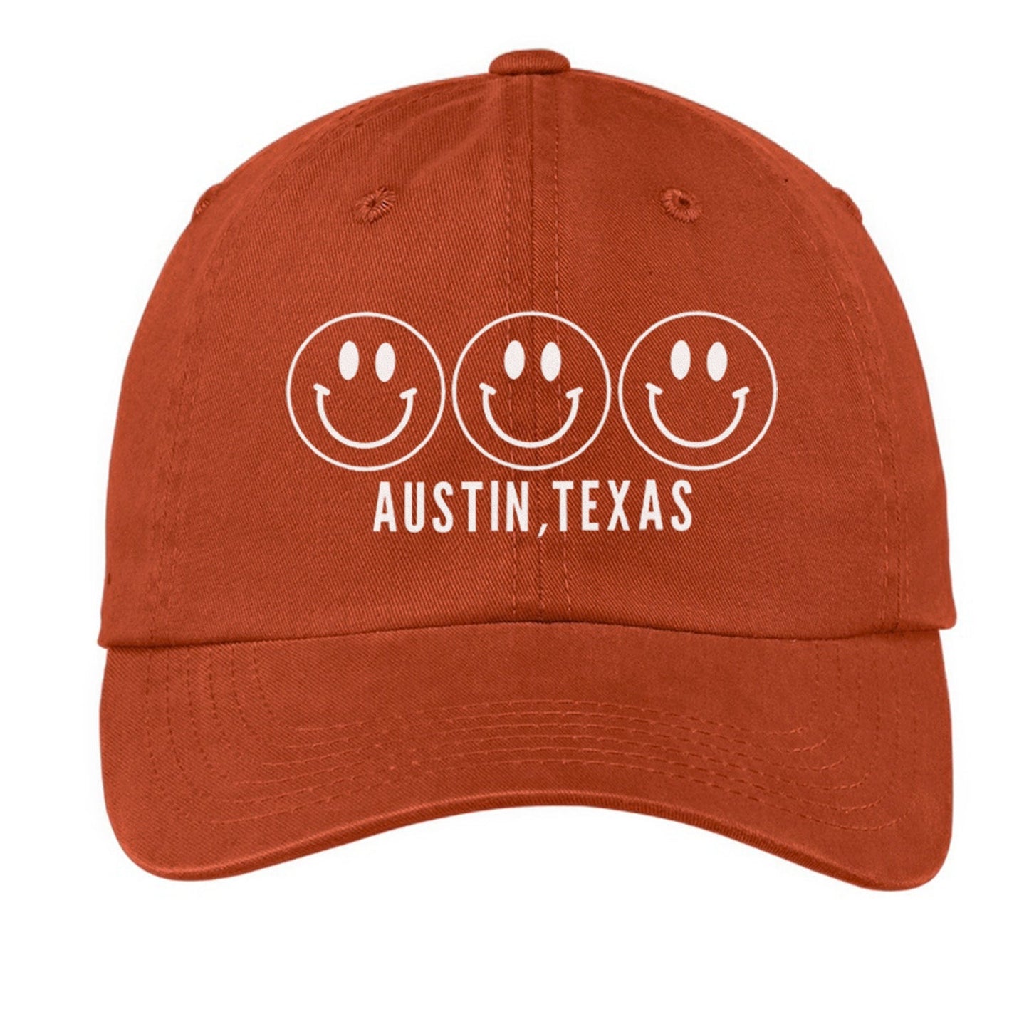 Smile Austin Texas Baseball Cap
