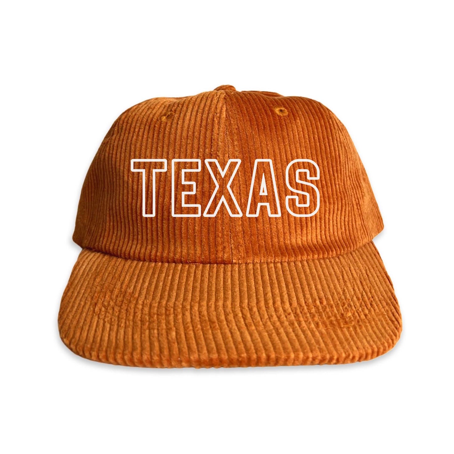 Texas Outline Corduroy Cap