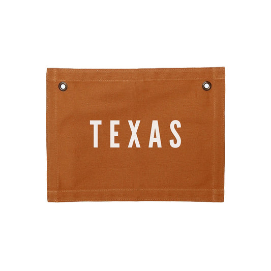 Texas Small Canvas Flag