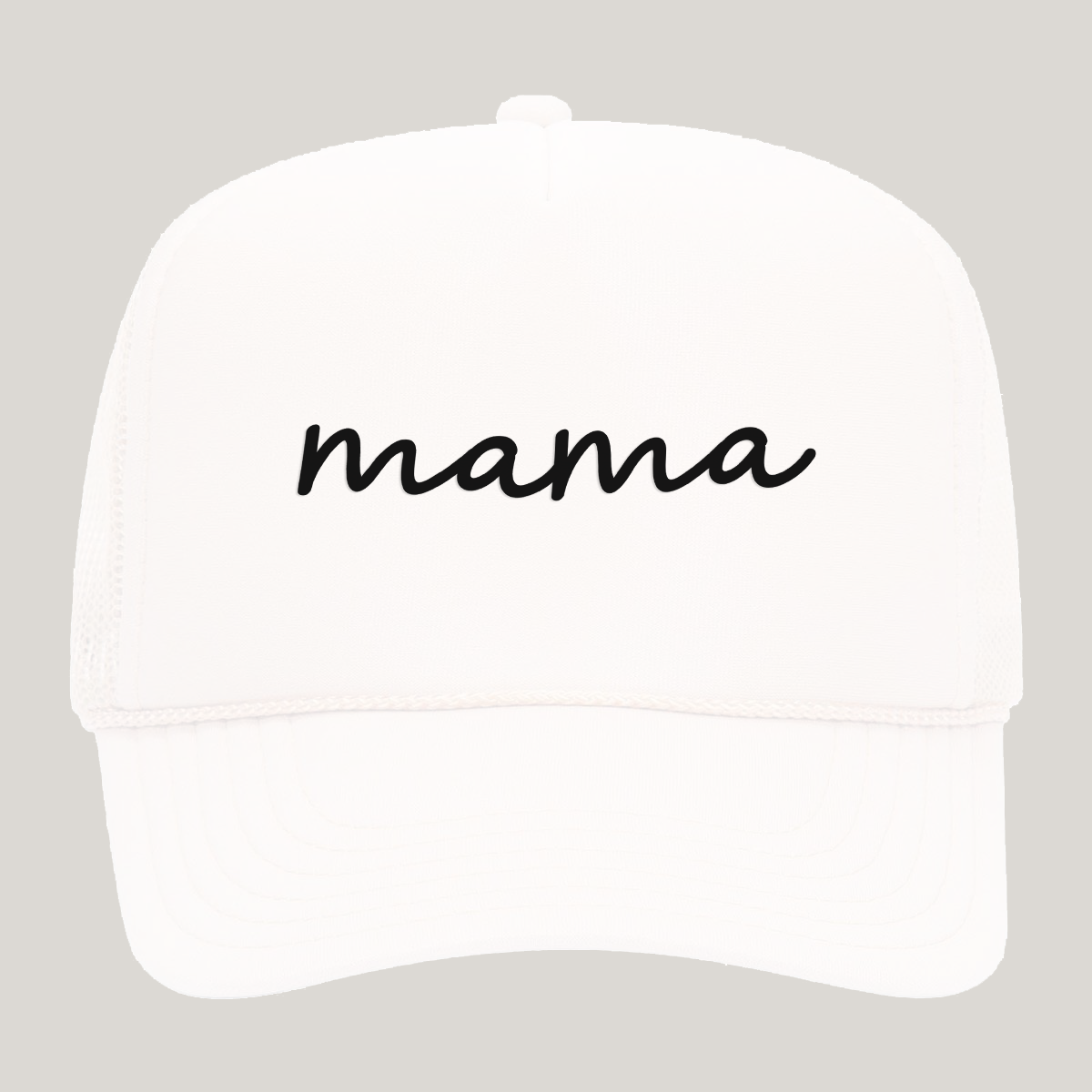 Mama Cursive Foam Snapback