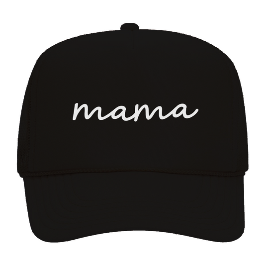 Mama Cursive Foam Snapback
