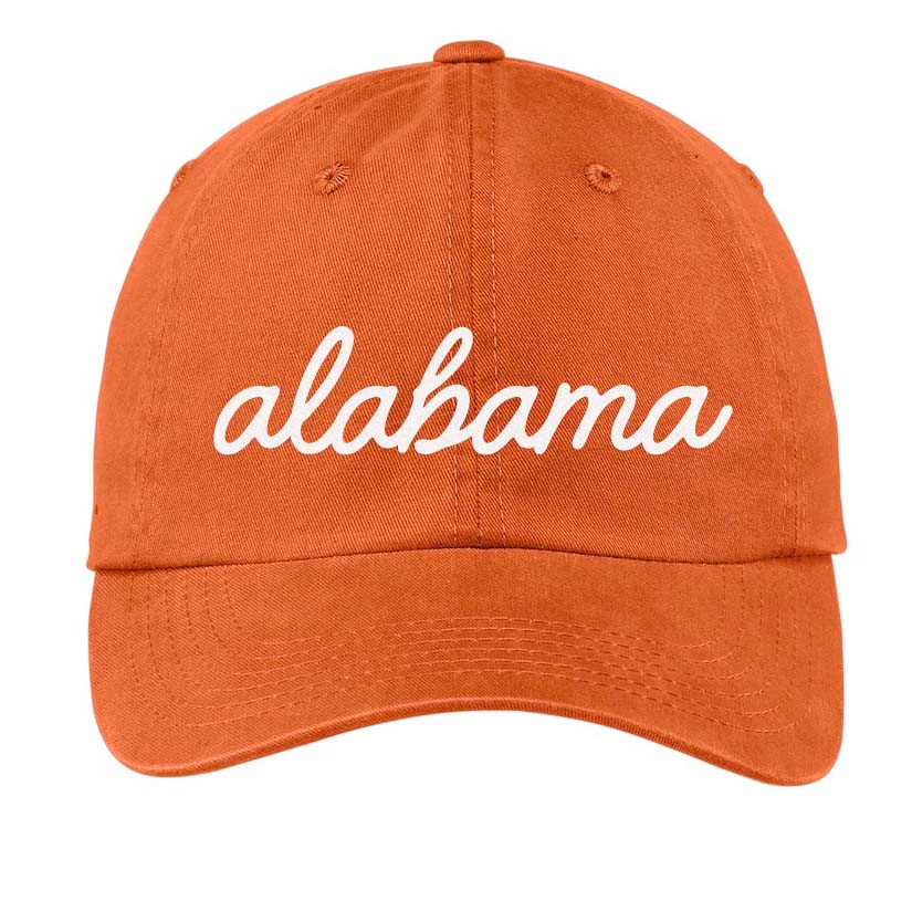Alabama Cursive Baseball Cap