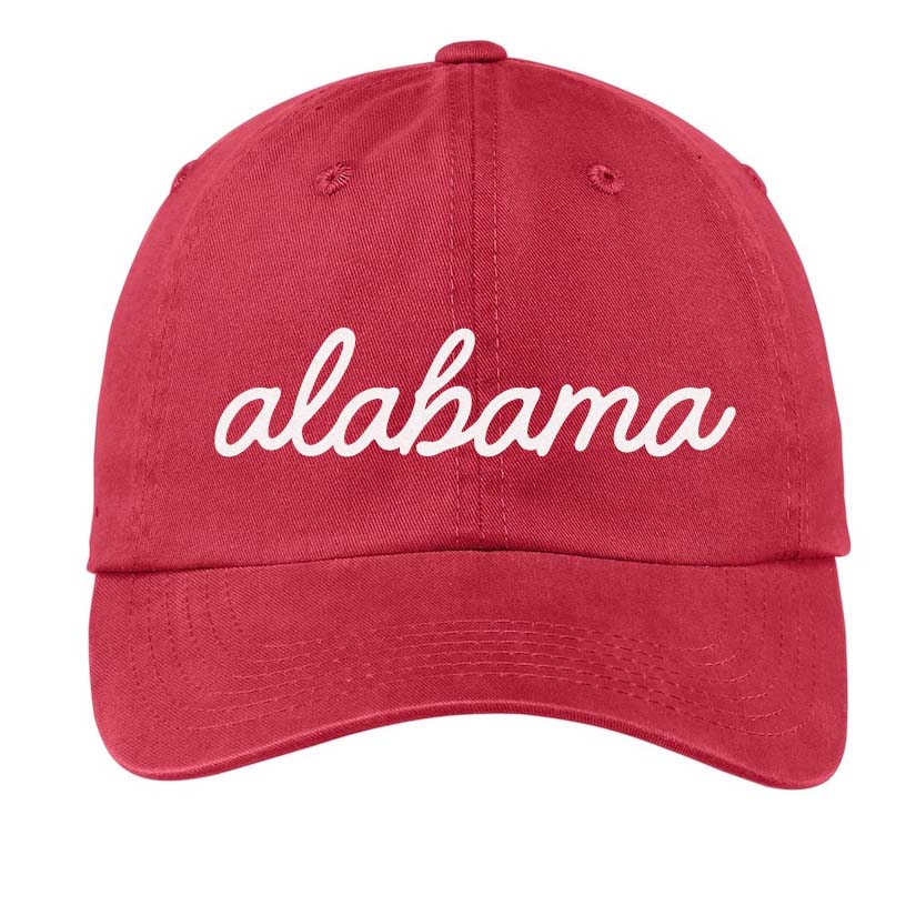 Alabama Cursive Baseball Cap