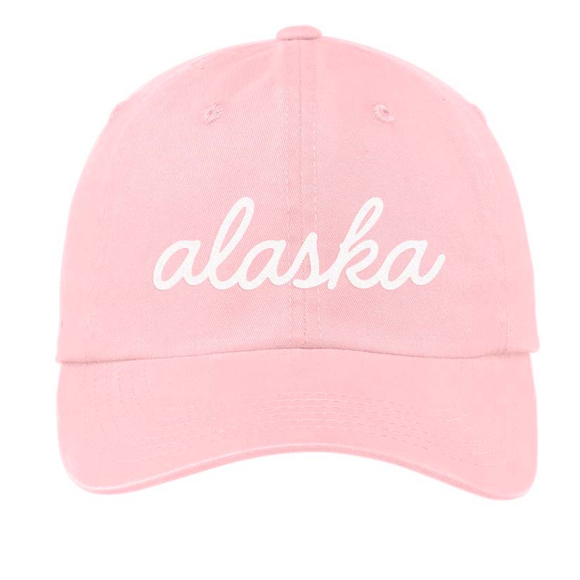 Alaska Cursive Baseball Cap
