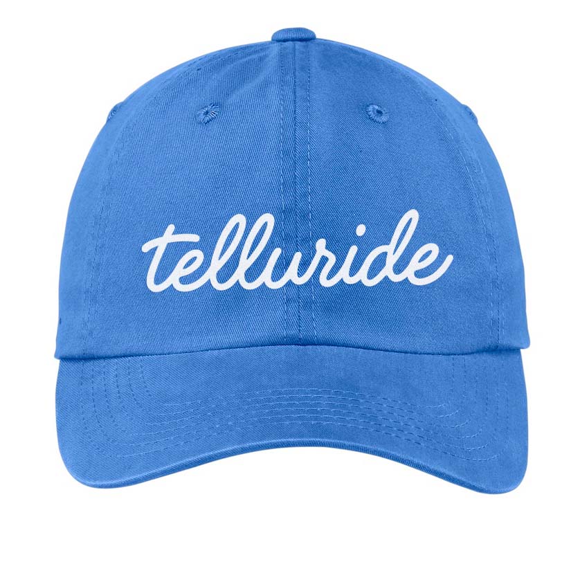 Telluride Cursive Baseball Cap