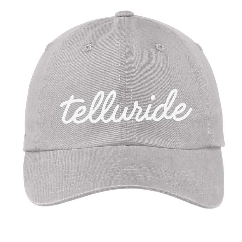 Telluride Cursive Baseball Cap