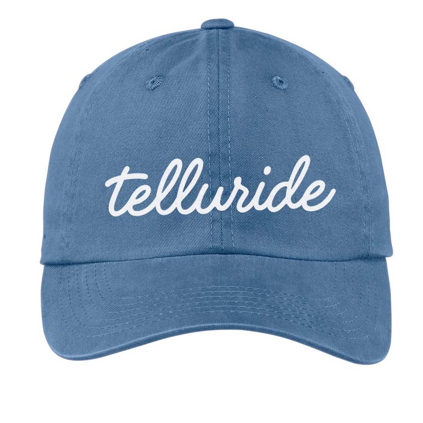 Telluride Cursive Baseball Cap