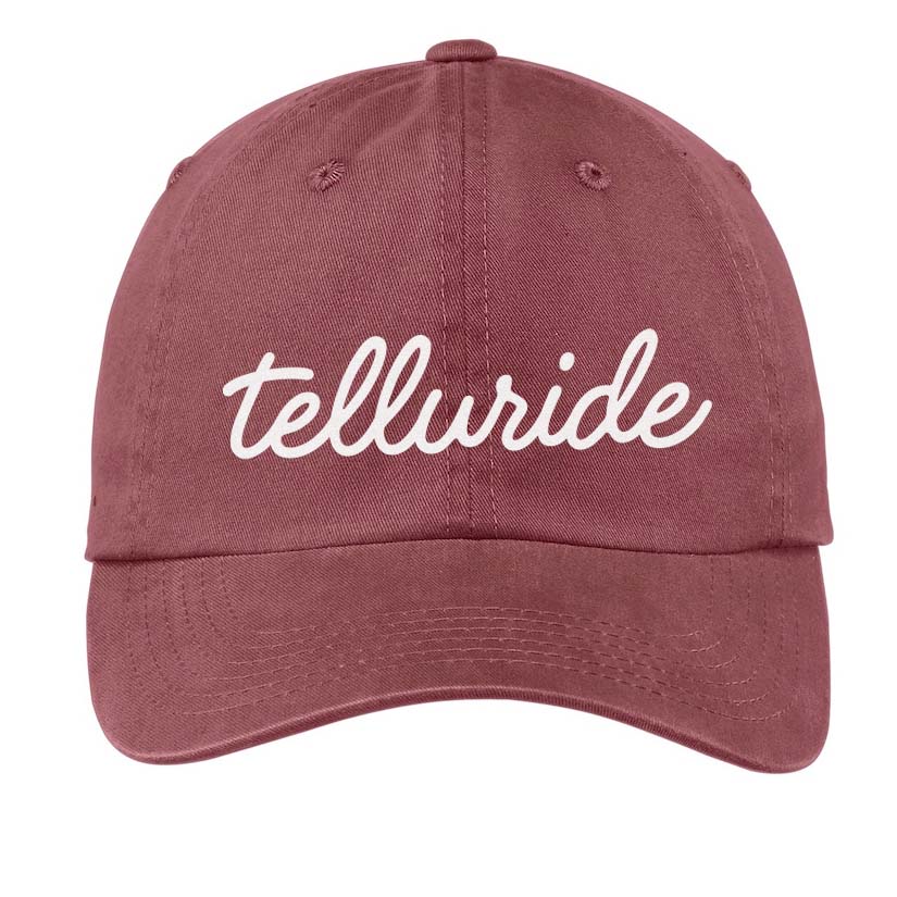Telluride Cursive Baseball Cap
