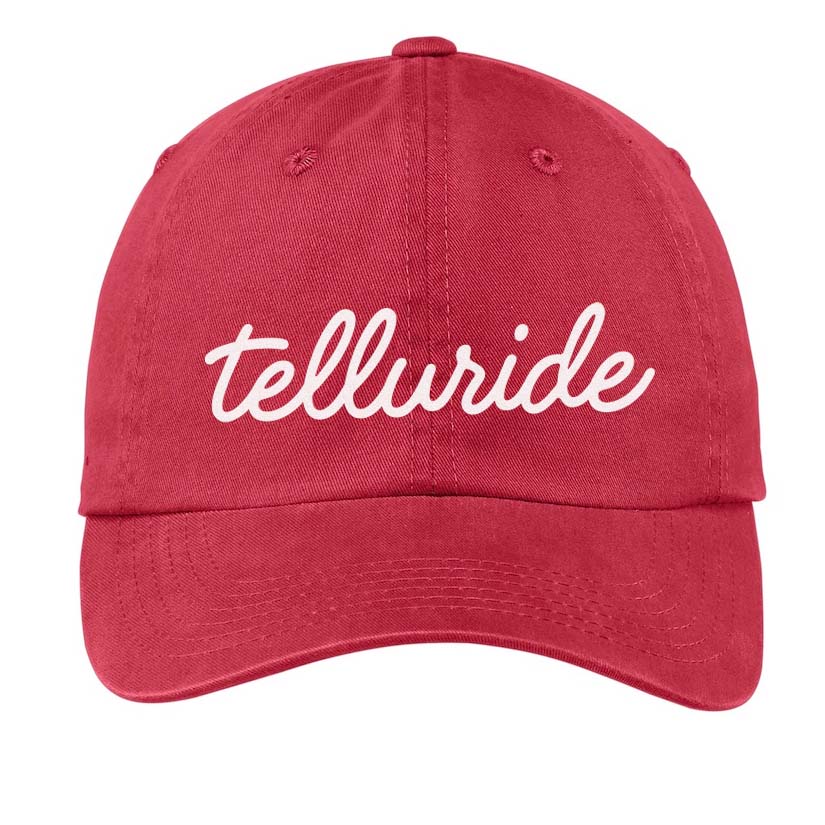 Telluride Cursive Baseball Cap