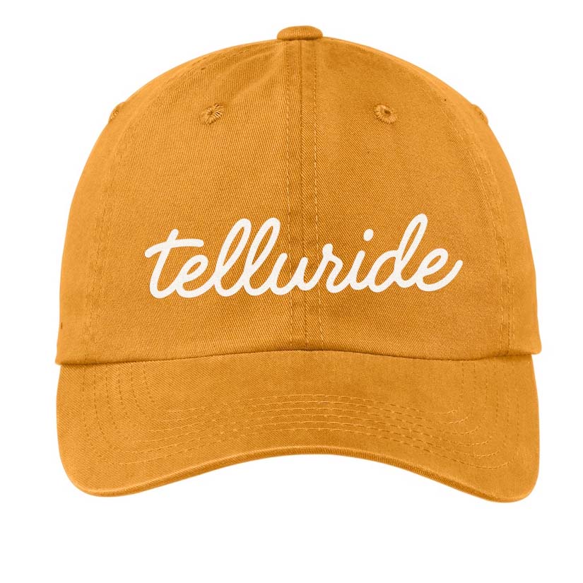 Telluride Cursive Baseball Cap
