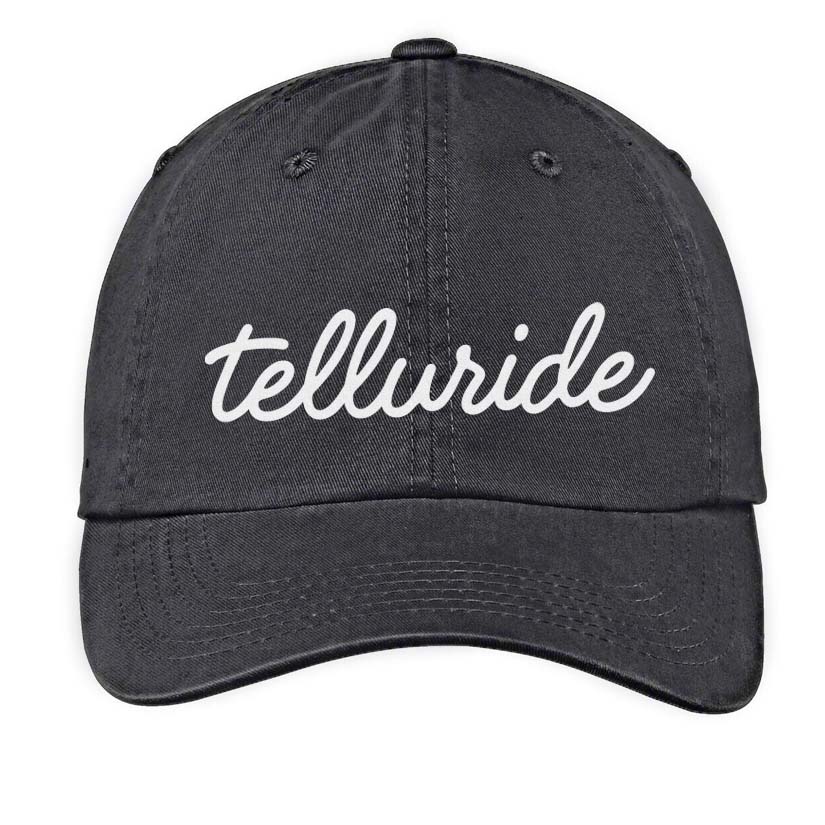 Telluride Cursive Baseball Cap