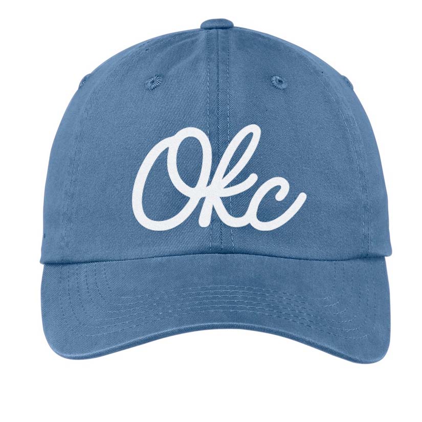 OKC Cursive Baseball Cap