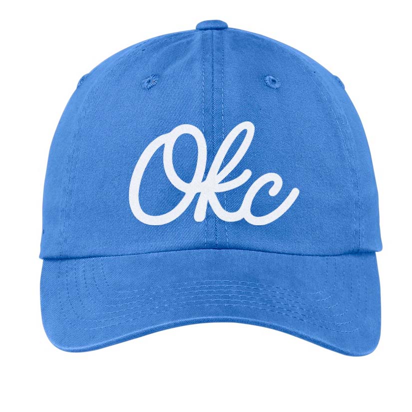 OKC Cursive Baseball Cap