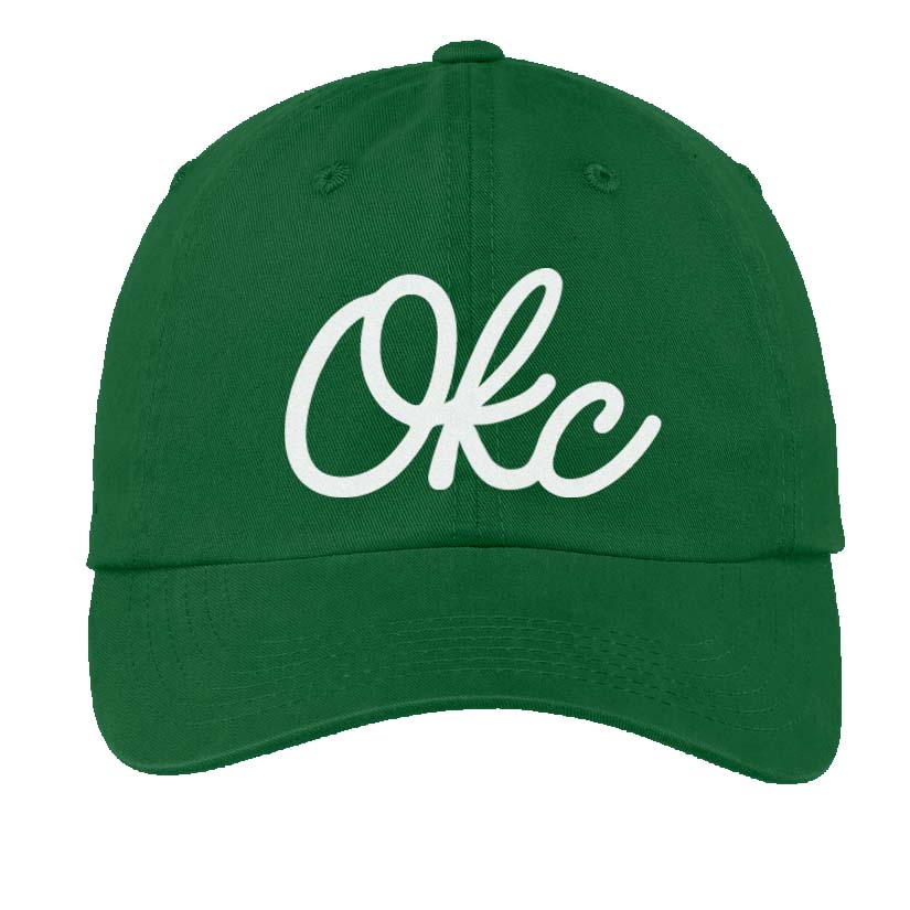 OKC Cursive Baseball Cap