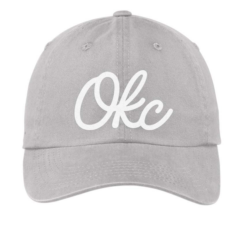 OKC Cursive Baseball Cap