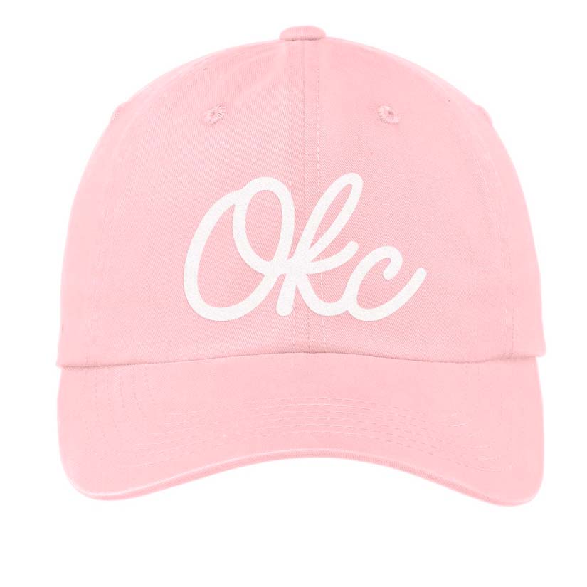 OKC Cursive Baseball Cap