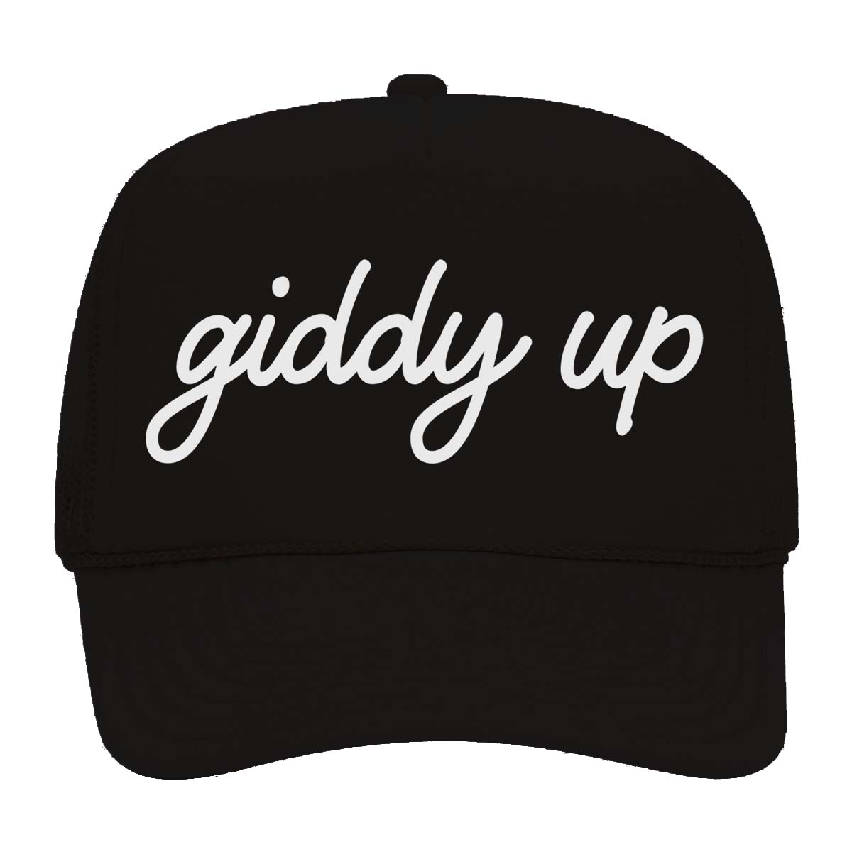 Giddy Up Cursive Foam Snapback