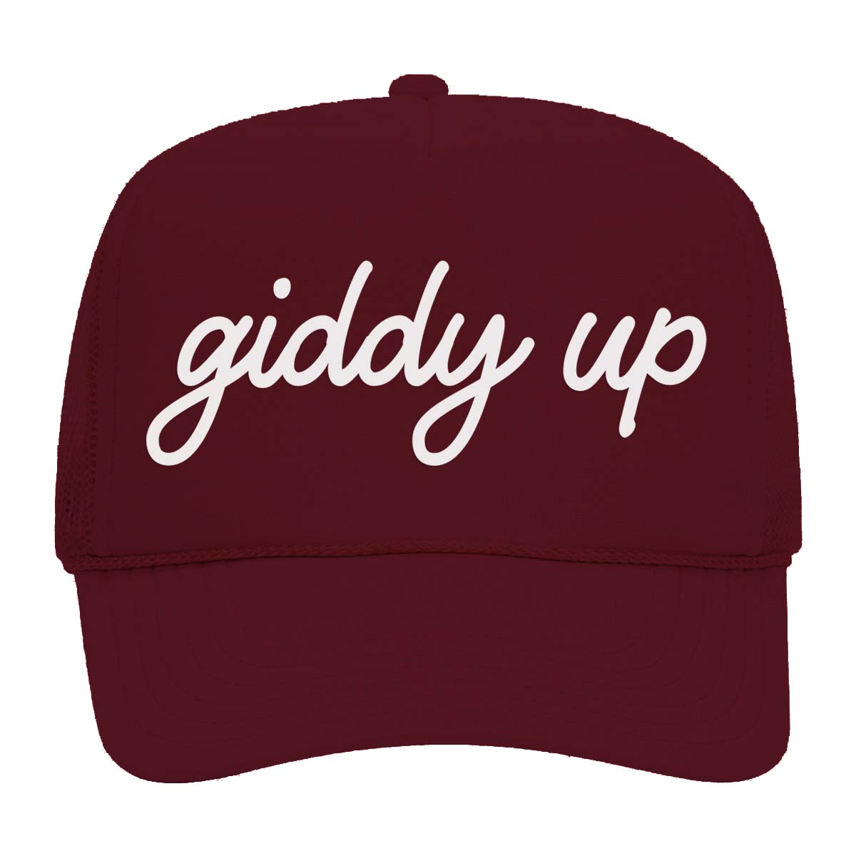 Giddy Up Cursive Foam Snapback