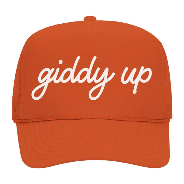 Giddy Up Cursive Foam Snapback