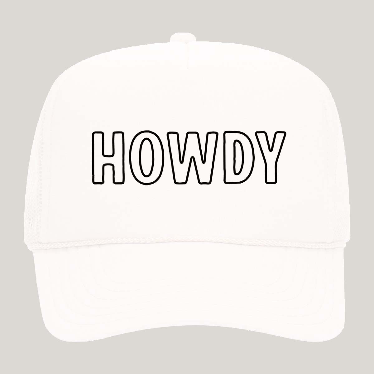 Howdy Outline Foam Snapback
