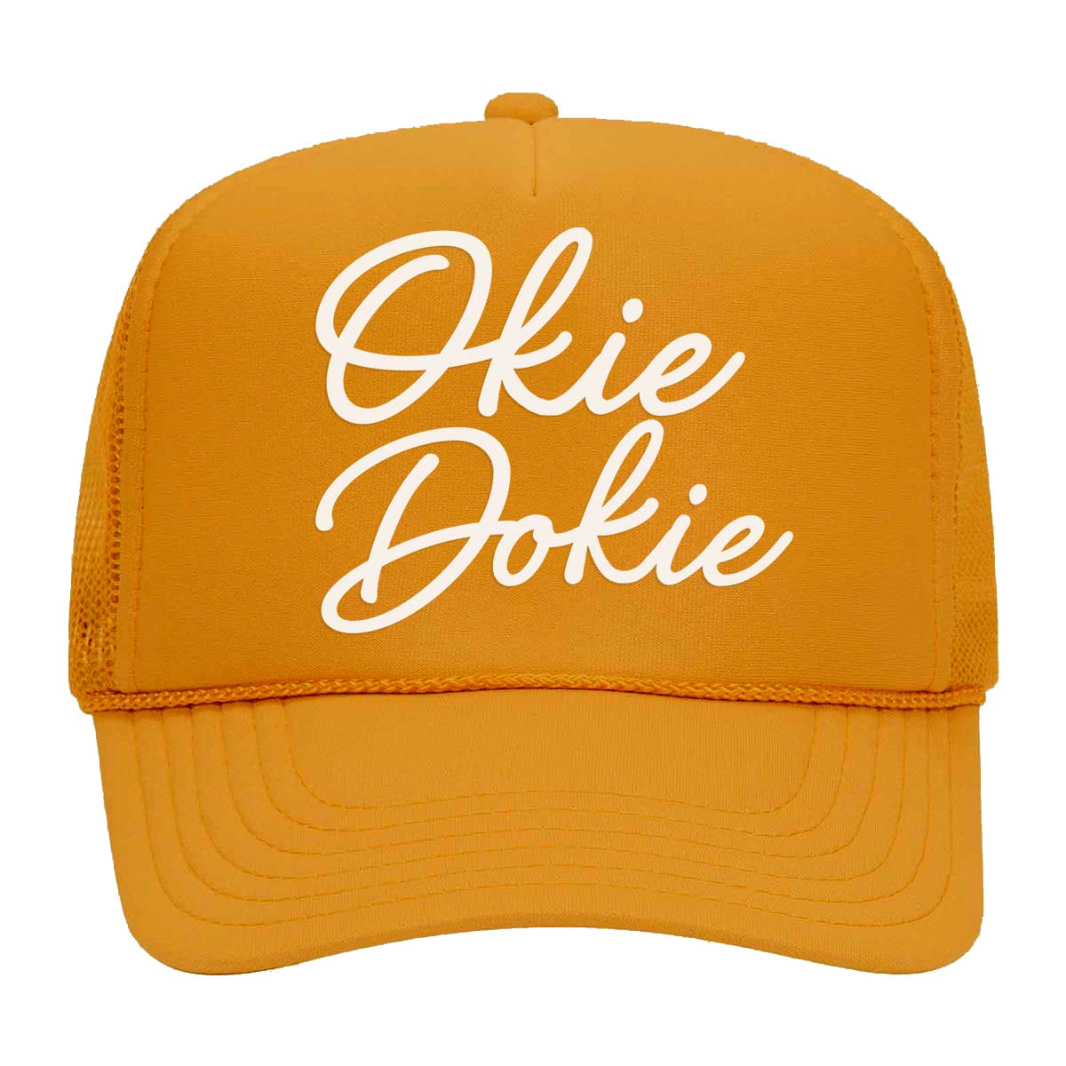 Okie Dokie Cursive Foam Snapback