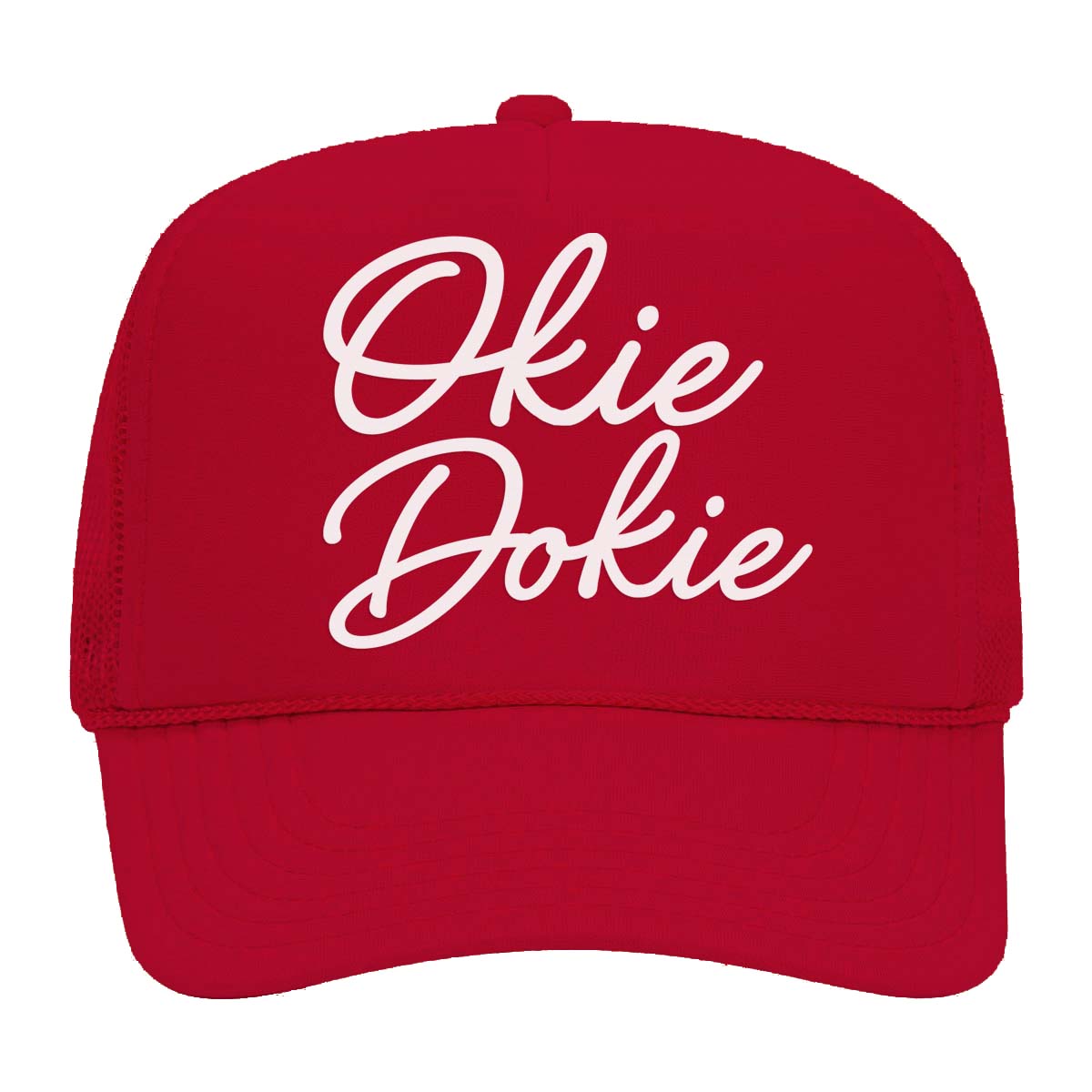 Okie Dokie Cursive Foam Snapback