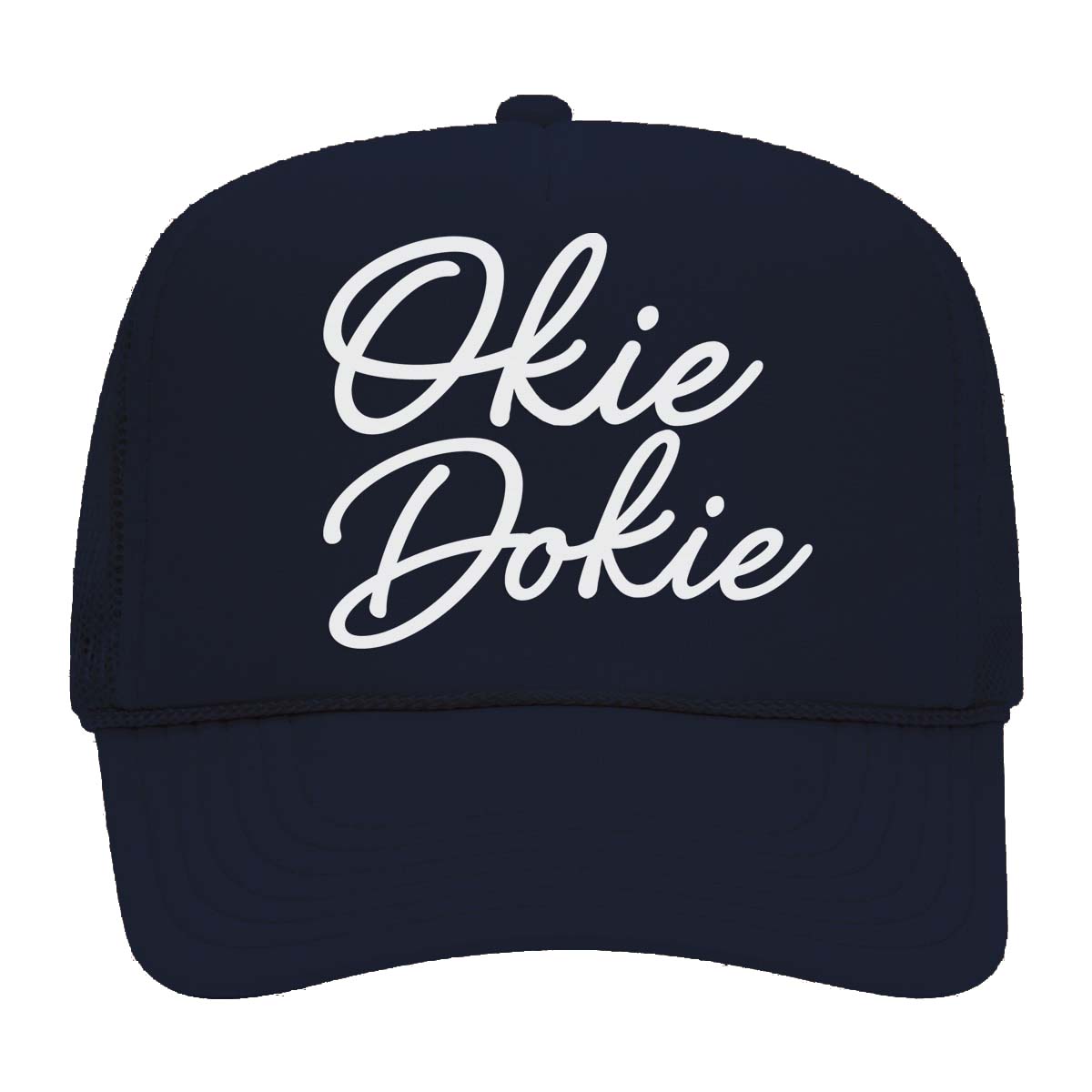 Okie Dokie Cursive Foam Snapback