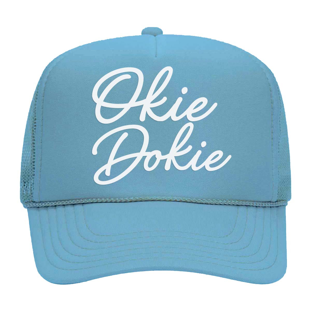 Okie Dokie Cursive Foam Snapback