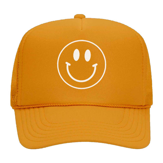 Smiley Face Foam Snapback