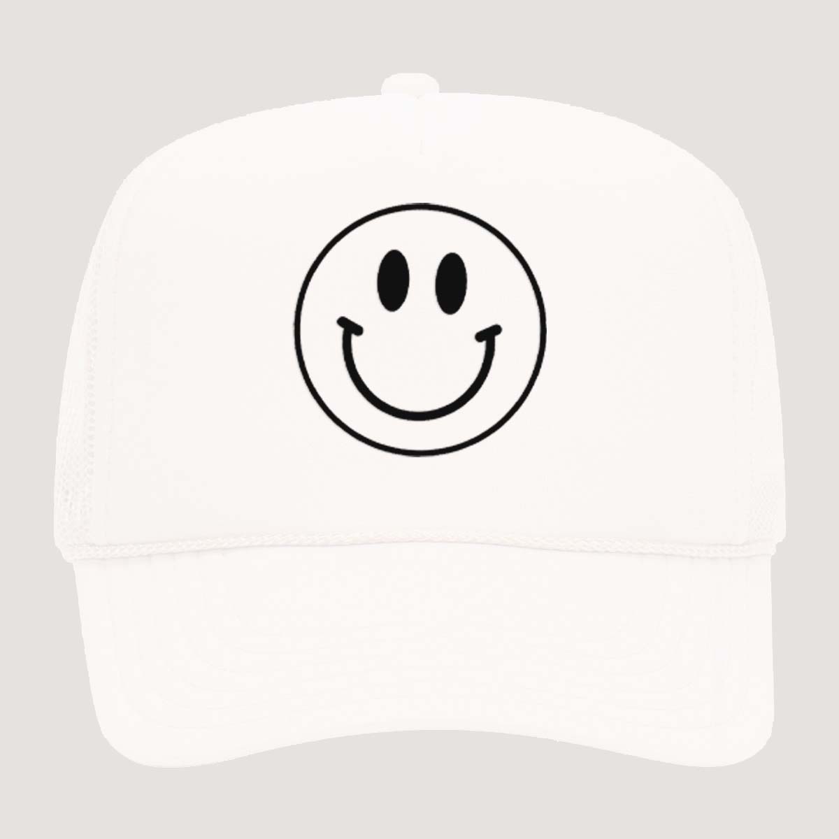 Smiley Face Foam Snapback