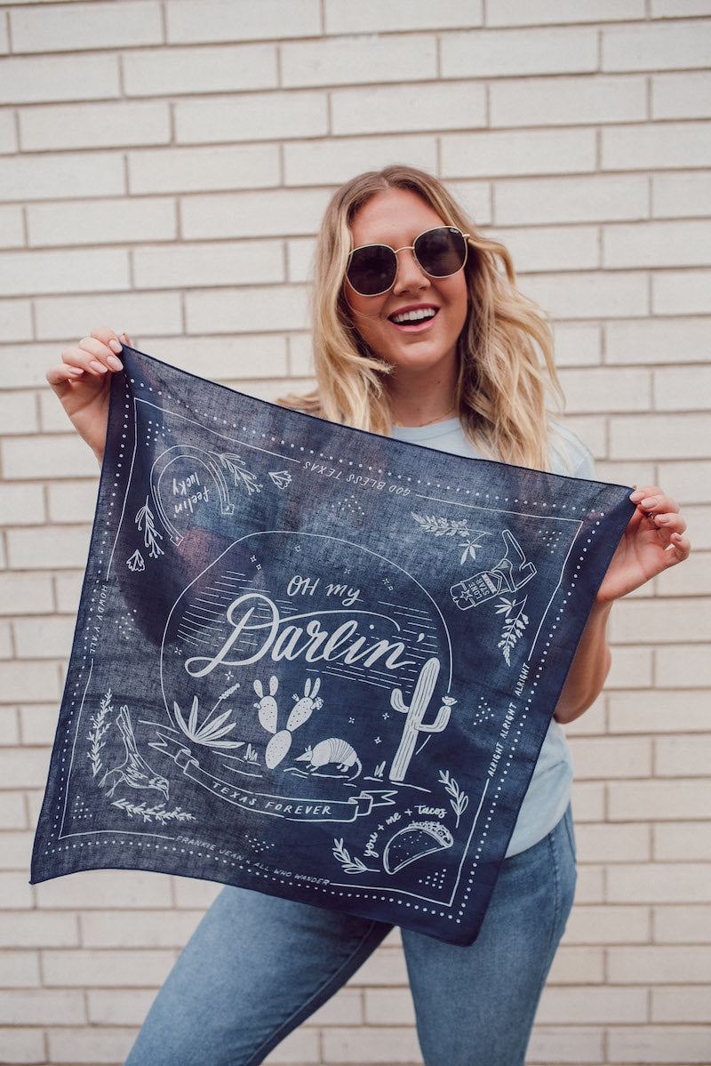Oh My Darlin' Texas Bandana