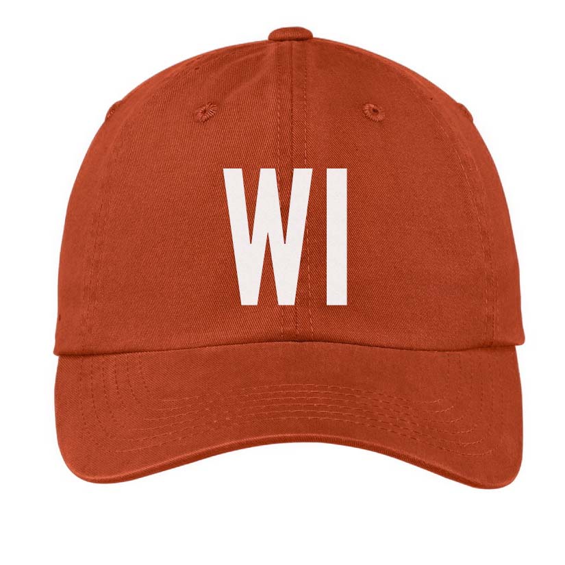 WI State Baseball Cap