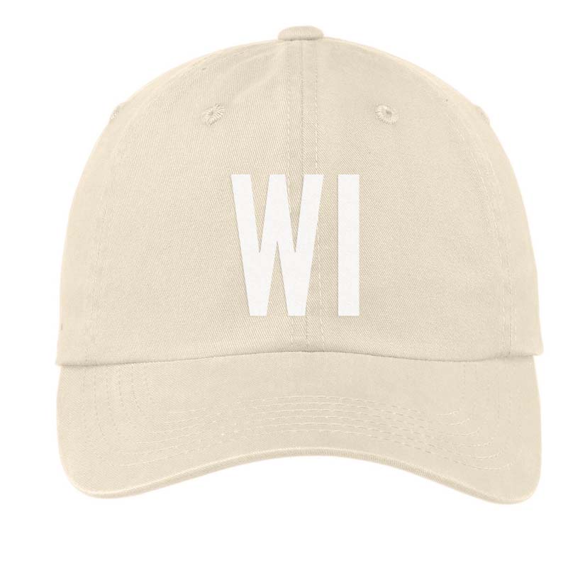 WI State Baseball Cap
