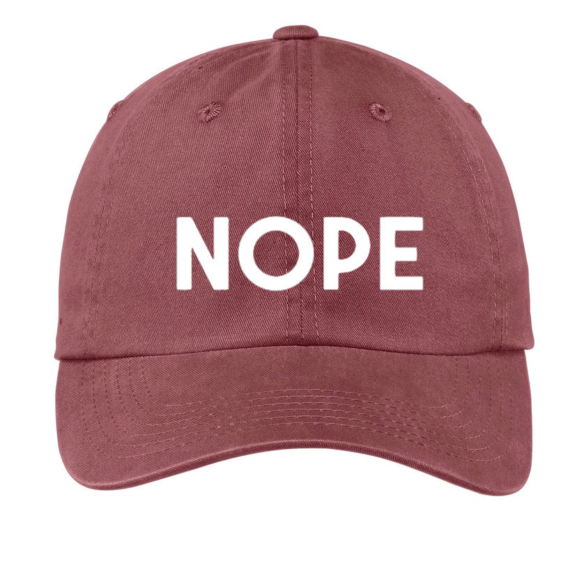 Nope Baseball Cap