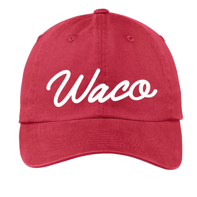 Waco Cursive Baseball Cap