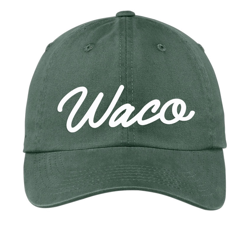 Waco Cursive Baseball Cap