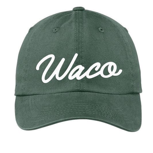 Waco Cursive Baseball Cap