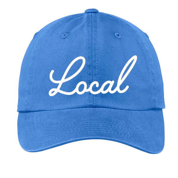 Local Cursive Baseball Cap